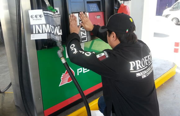 Recurre Profeco a la fuerza pública para la verificación de gasolineras. Noticias en tiempo real
