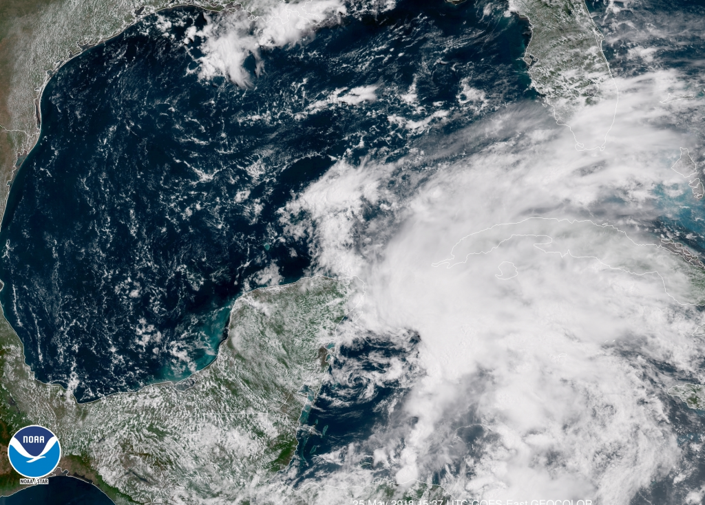 Alerta amarilla en Quintana Roo por tormenta subtropical Alberto. Noticias en tiempo real