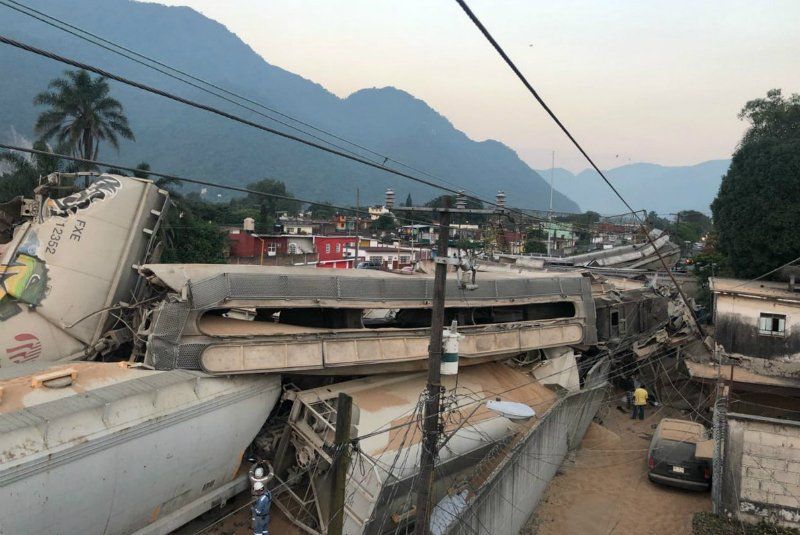 Sabotaje, causa de descarrilamiento del tren de carga en Veracruz. Noticias en tiempo real