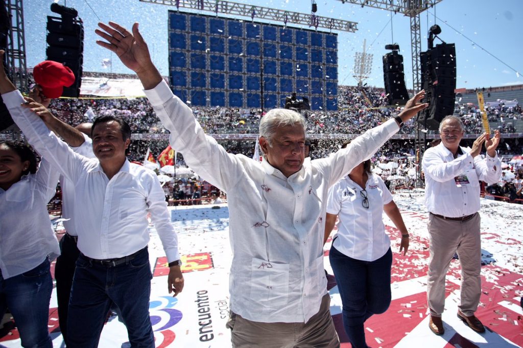 Vacío cierre de campaña de AMLO en Veracruz. Noticias en tiempo real