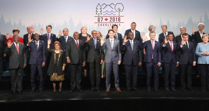 Líderes del G-7 acuerdan combatir el proteccionismo y modernizar la OMC. Noticias en tiempo real
