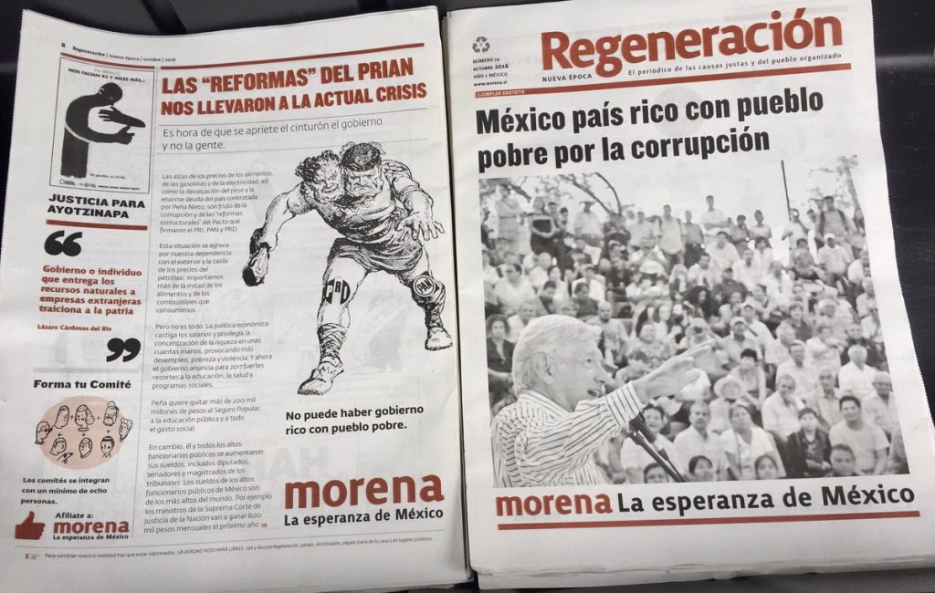 Indagan a Morena por millonario tabloide. Noticias en tiempo real