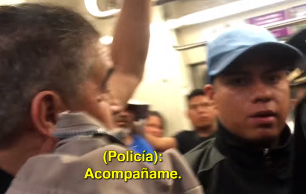 Supercívicos graban a ladrón y es agredido en el metro CDMX. Noticias en tiempo real