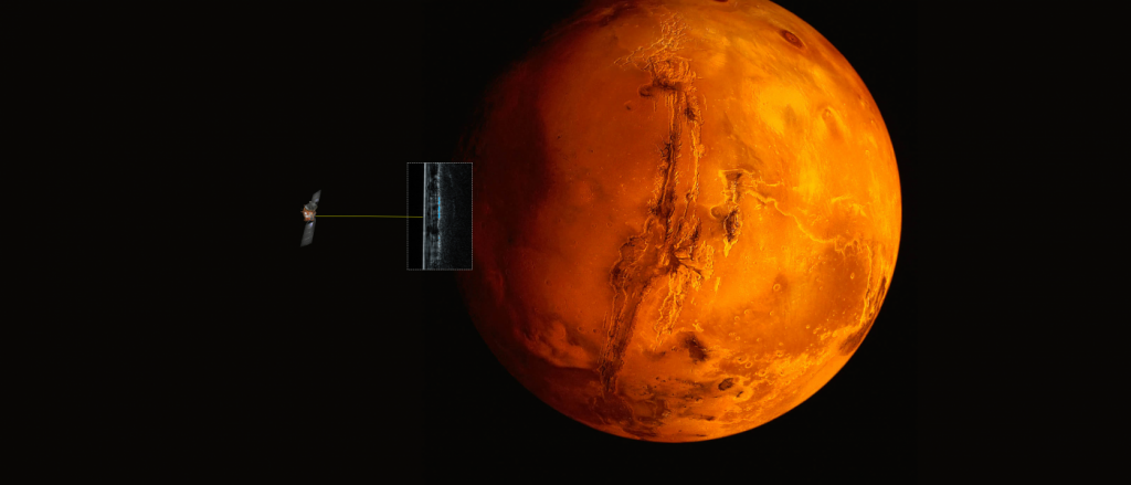 Hay un enorme lago subterráneo de agua líquida en Marte. Noticias en tiempo real