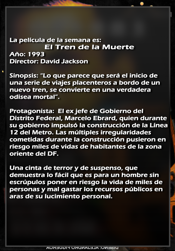 EL TREN DE LA MUERTE SINOPSIS