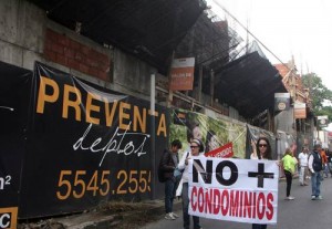No mas condominios