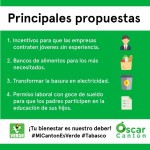 Principales Propuesta de Oscar Cantón como Candidato a Gobernador de Tabasco por el PVEM