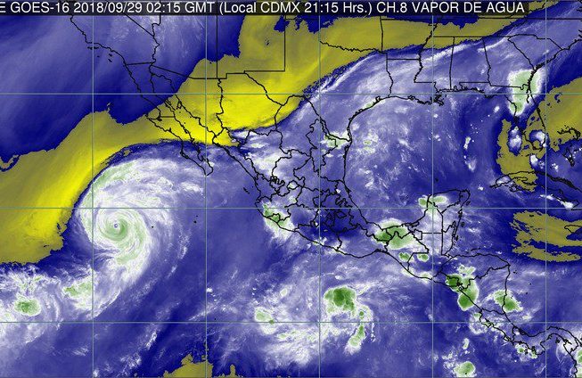 Se debilita el huracán Rosa a categoría 2. Noticias en tiempo real