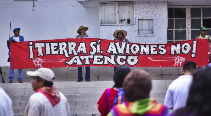 Alerta el FPDT del riesgo de violencia en San Salvador Atenco, por grupos de choque. Noticias en tiempo real