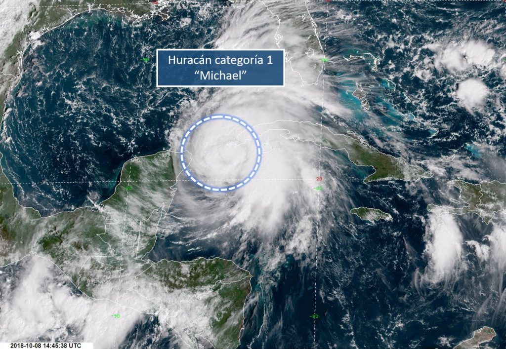 ‘MICHAEL’ avanza frente a las costas de Quintana Roo. Noticias en tiempo real