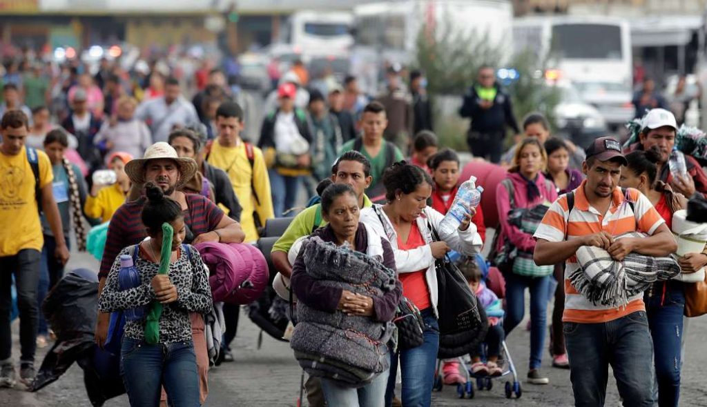 CARAVANA migrante LLEGA A LA CAPITAL AZTECA. Noticias en tiempo real