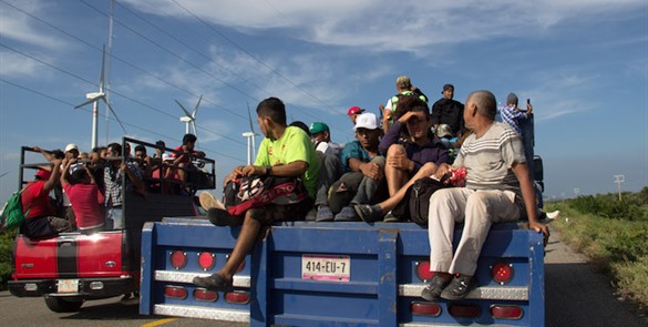 CARAVANA se FRAGMENTA en su camino a la CDMX. Noticias en tiempo real