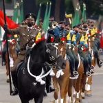 desfile militar caballo