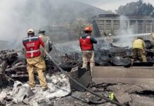 VIDEO: CHOCAN dos TRÁILERES sobre la carretera interestatal Arco Norte