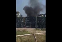 VIDEO: Captan INCENDIO en REFINERÍA OLMECA en DOS BOCAS