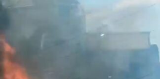 VIDEO: Captan INCENDIO cerca de la INFRAESTRUCTURA del CABLEBÚS Línea 2
