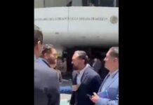 VIDEO: Dos LEGISLADORES protagonizan una DISCUSIÓN y jaloneos en un patio del SENADO