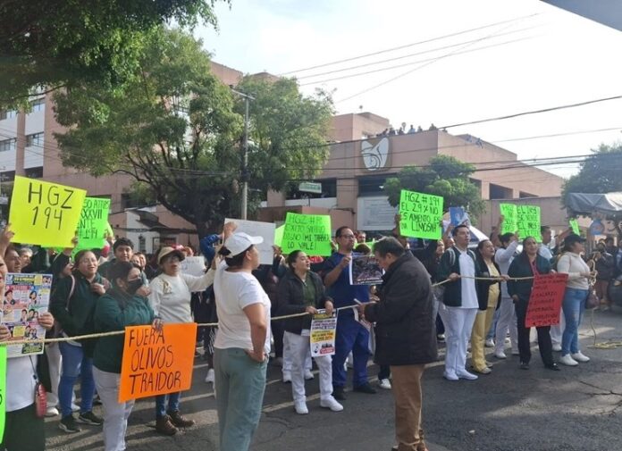 IMSS-TRABAJADORES PROTESTA